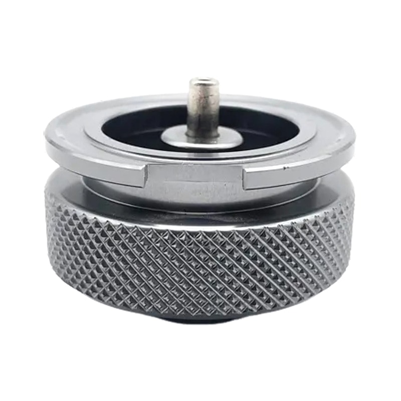 Flat Cylinder To Cartridge Gas Adapter Butane Torch Connector For Camping 6