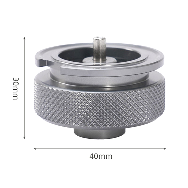 Flat Cylinder To Cartridge Gas Adapter Butane Torch Connector For Camping 5