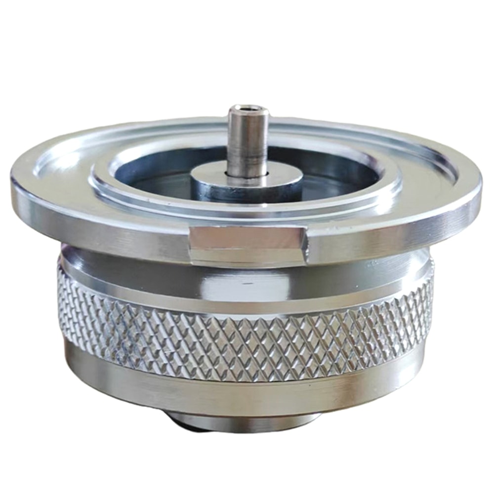 Flat Cylinder To Cartridge Gas Adapter Butane Torch Connector For Camping 7
