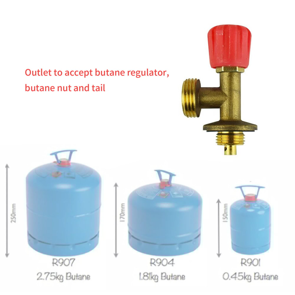 Universal Campingaz Cylinder Butane Adapter for Bottles Gas Valve Connector