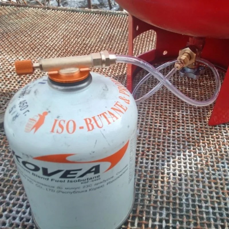 Outdoor Camping Propane Cylinder Adapter & Gas Stove Connector