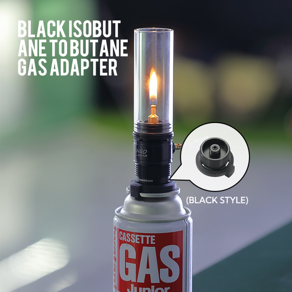 Outdoor Gas Cartridge Adapter For Butane Refills Durable Stainless Steel 1