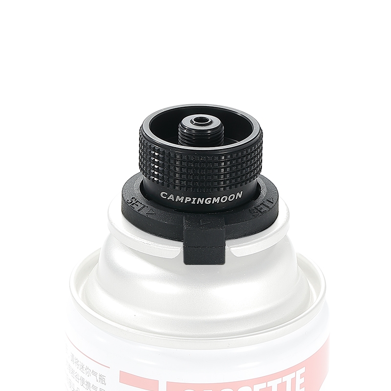 Outdoor Gas Cartridge Adapter For Butane Refills Durable Stainless Steel 5
