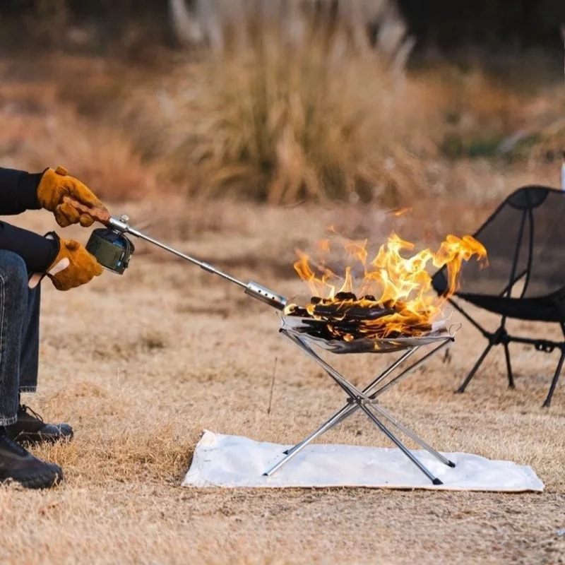 Portable Outdoor Charcoal Torch Fire Starter For Camping Barbecue 3