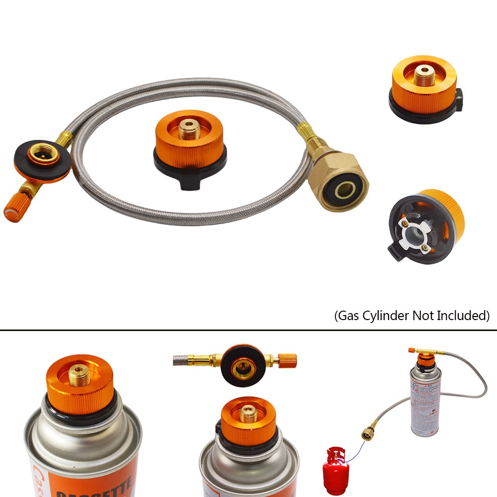 Propane Gas Stove Adapter Cylinder Valve Conversion Connector 1