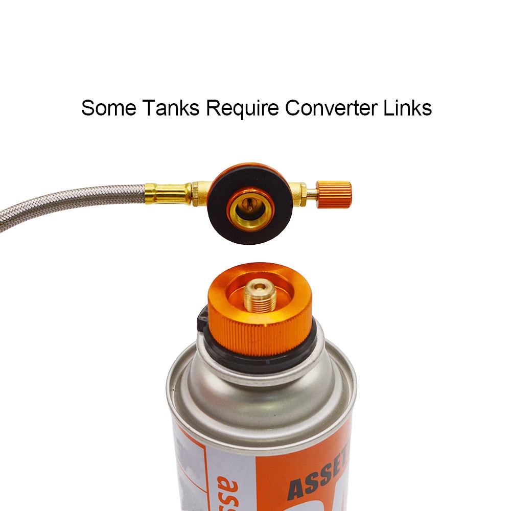 Propane Gas Stove Adapter Cylinder Valve Conversion Connector 2