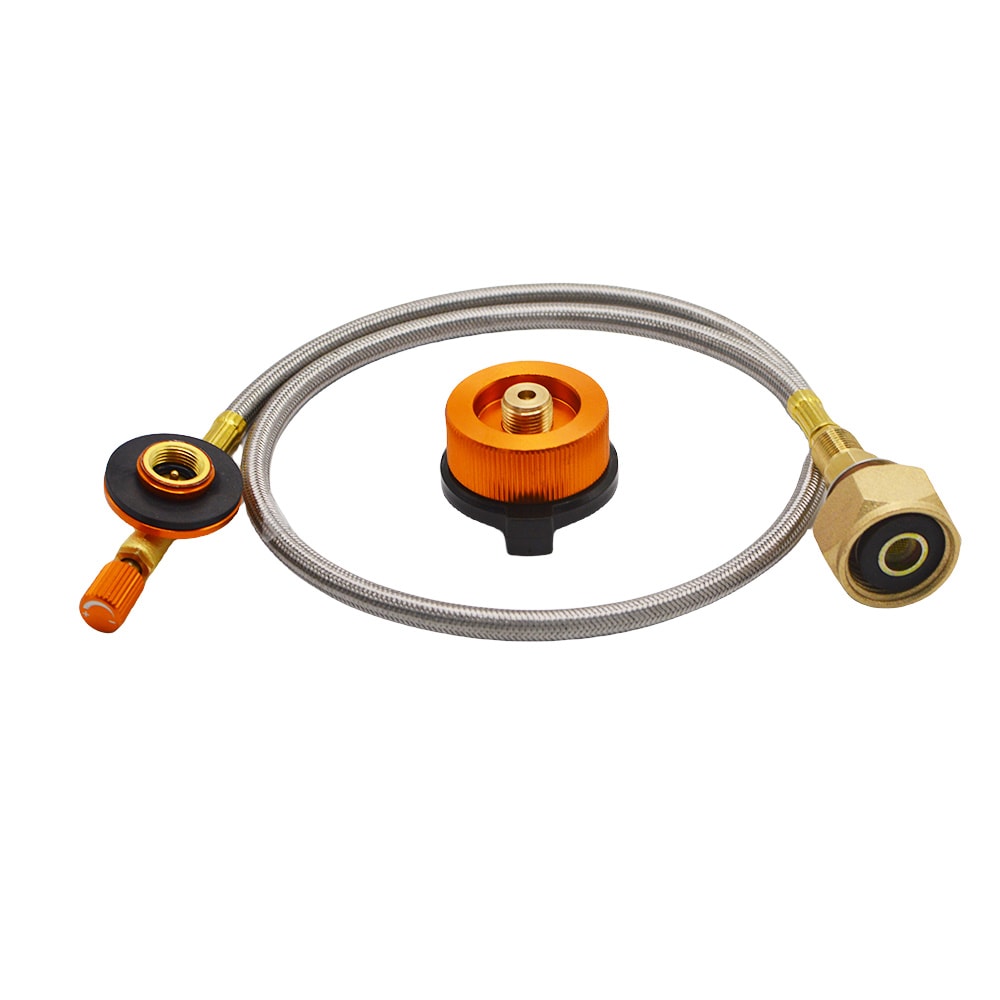 Propane Gas Stove Adapter Cylinder Valve Conversion Connector 0
