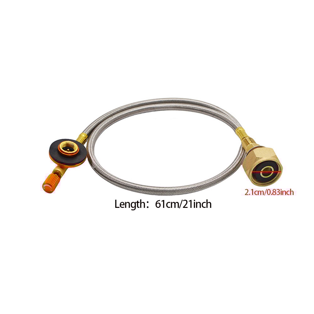Propane Gas Stove Adapter Cylinder Valve Conversion Connector 5