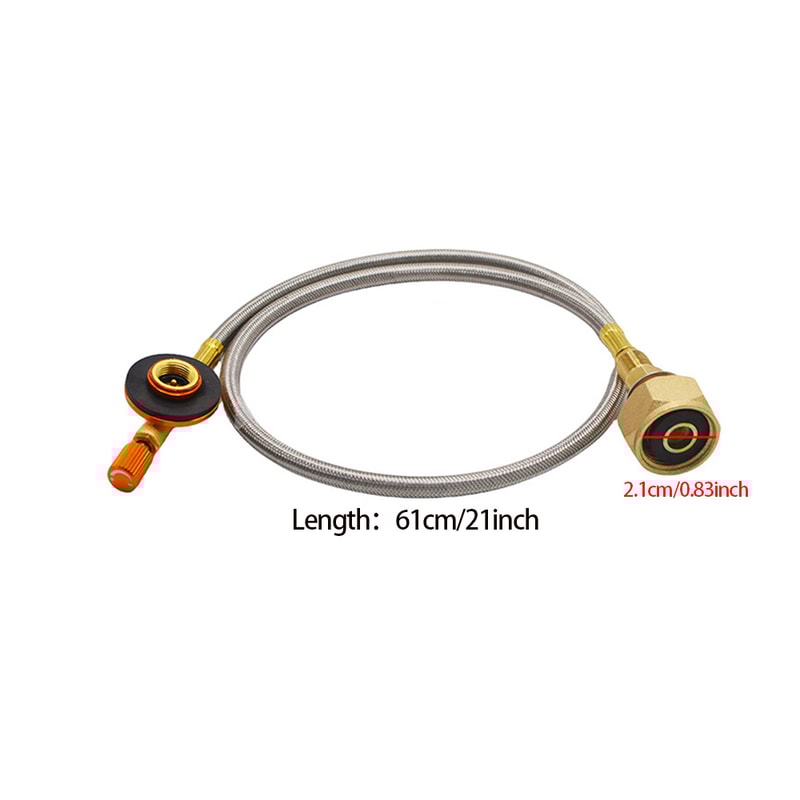 Propane Gas Stove Adapter Cylinder Valve Conversion Connector 5