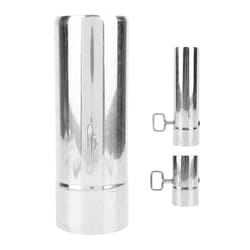 premium stainless steel stove pipe with damper for efficient venting