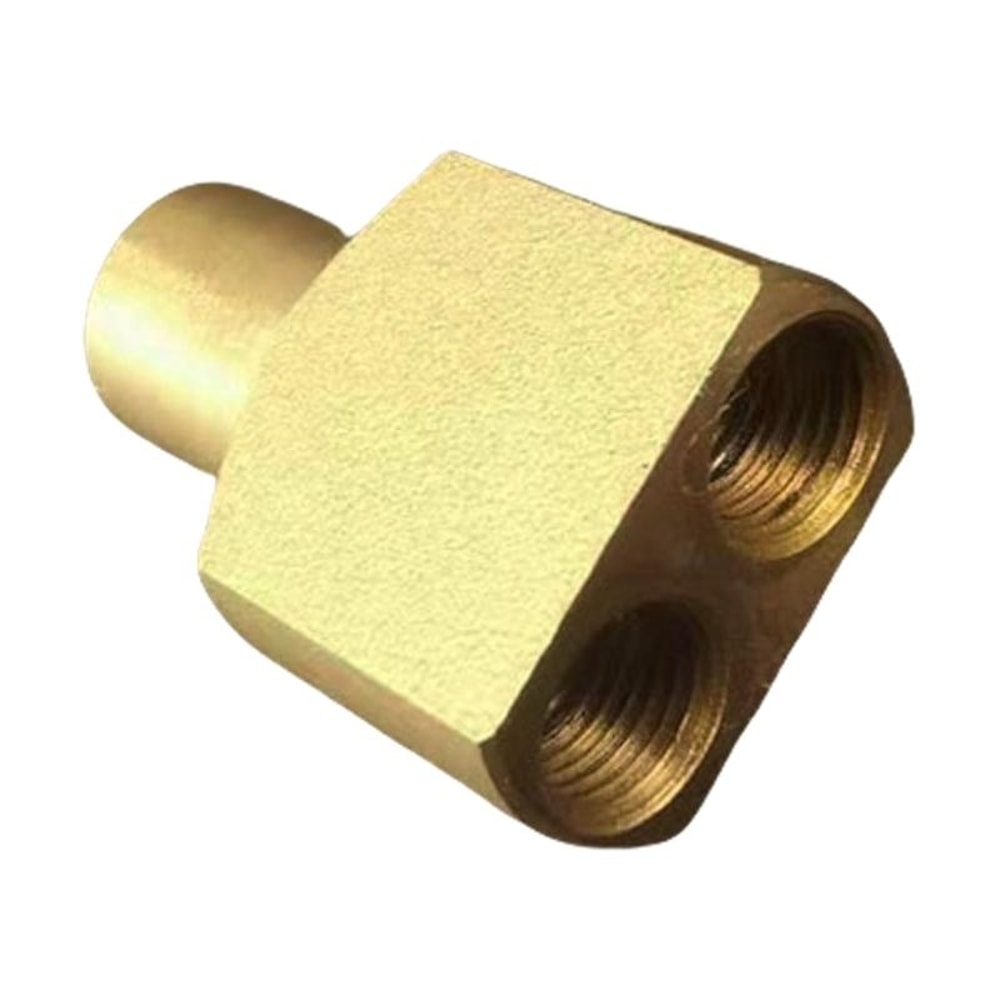 Premium Outdoor Gas Hose Splitter Double Head Adapter for Propane Tanks