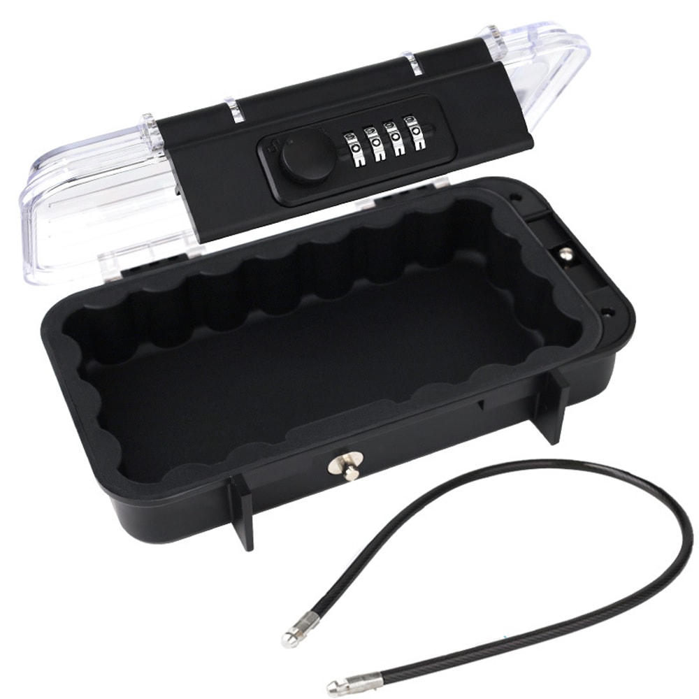 Portable Beach Sports Security Safe Box With Digit Lock 5
