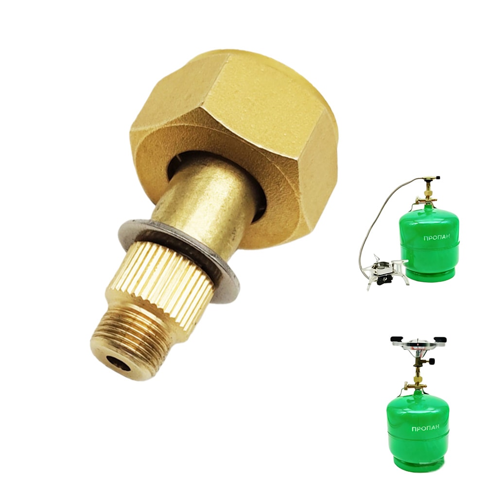 Portable Camping Gas Stove Connector Aluminum LPG Tank Adapter 1