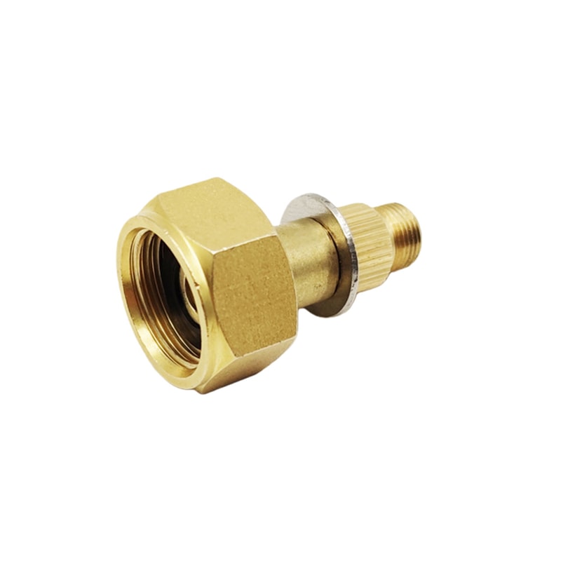 Portable Camping Gas Stove Connector Aluminum LPG Tank Adapter 6