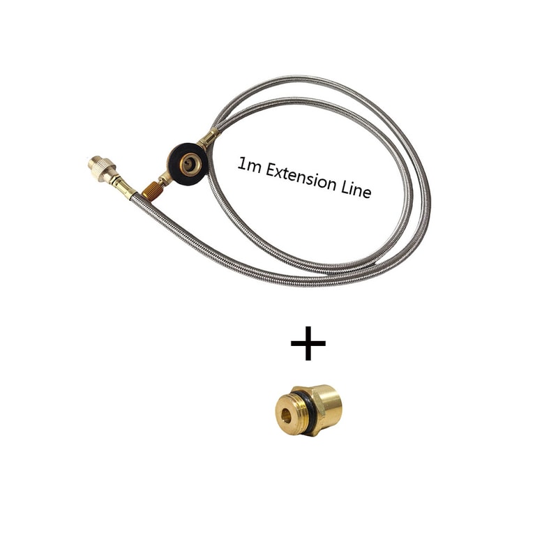 Outdoor Camping Gas Stove Adapter Cassette Stove Conversion Head With Extension Link 7