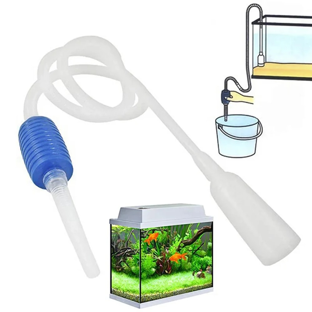 Premium Semi Automatic Aquarium Gravel Cleaner Vacuum Pump Easy Fish Tank Water Change 0