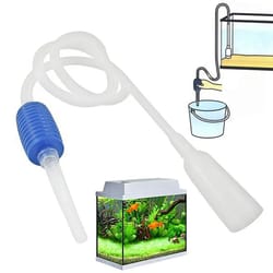 premium semi automatic aquarium gravel cleaner vacuum pump easy fish tank water change