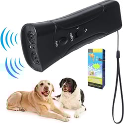 double ultrasonic dog repeller for anti barking & training