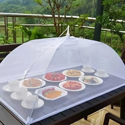 foldable mesh food cover anti mosquito breathable kitchen protector