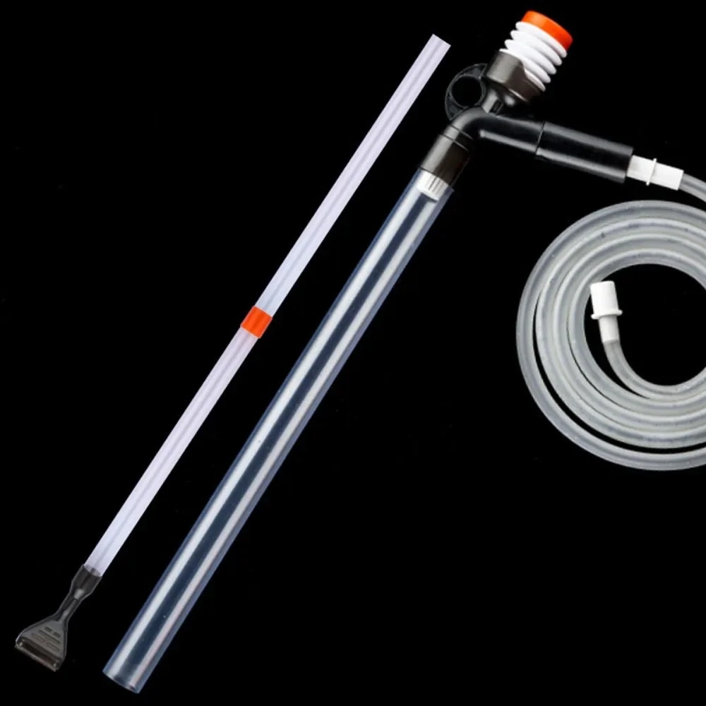Adjustable Aquarium Gravel Cleaner Press Type Siphon Pump Kit 1