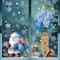 Festive Christmas Window Stickers Set Snowman Santa Snowflakes Decor 10