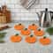 Handmade Halloween Pumpkin Coasters Heat Resistant Drink Mats For Dining 3