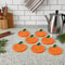 Handmade Halloween Pumpkin Coasters Heat Resistant Drink Mats For Dining 3