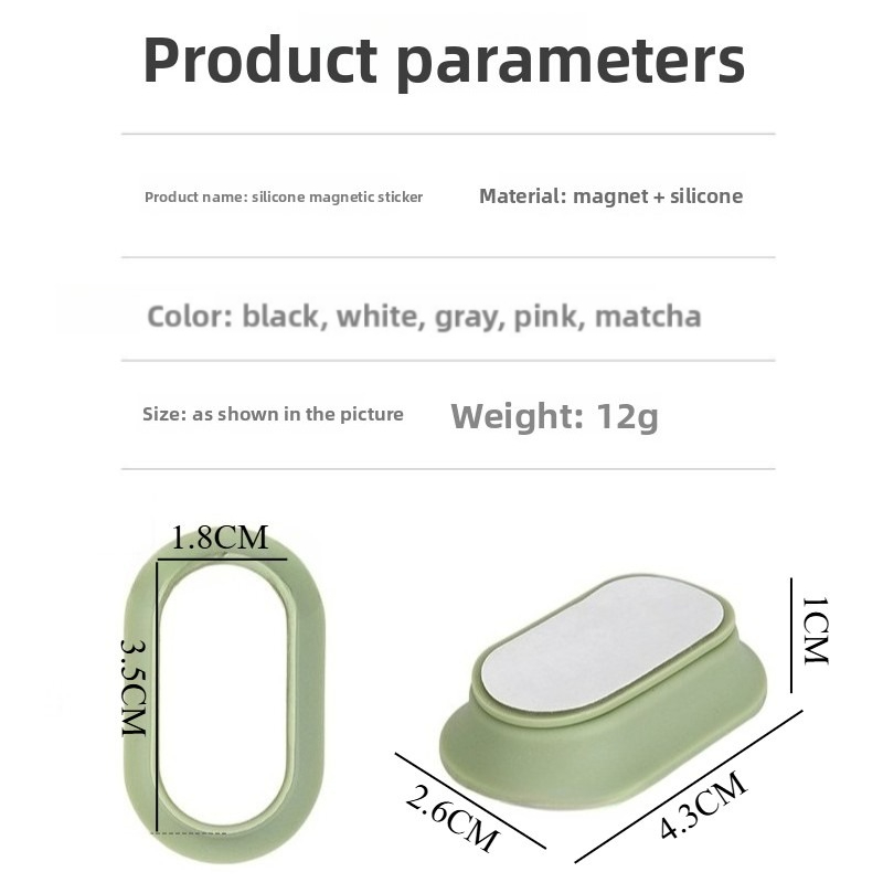 Magnetic Remote Control Holder Wall Mount Organizer For TV AC Remotes 6