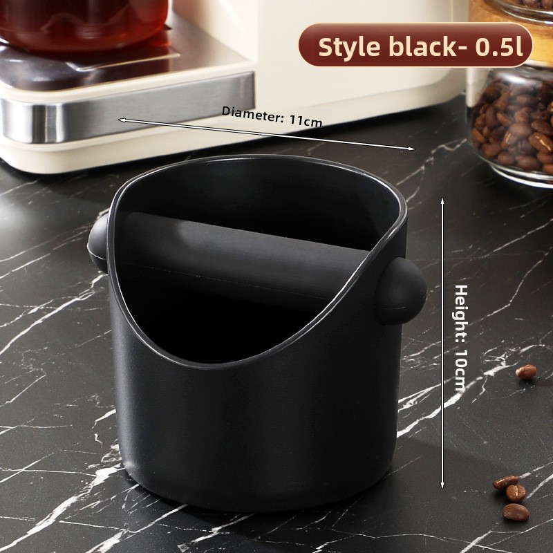 Barista Espresso Knock Box With Anti Slip Base Coffee Grounds Container 5