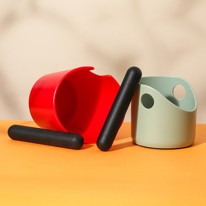 Barista Espresso Knock Box With Anti Slip Base Coffee Grounds Container 1