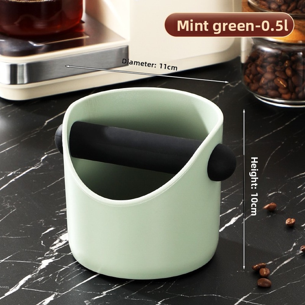 Barista Espresso Knock Box With Anti Slip Base Coffee Grounds Container 6