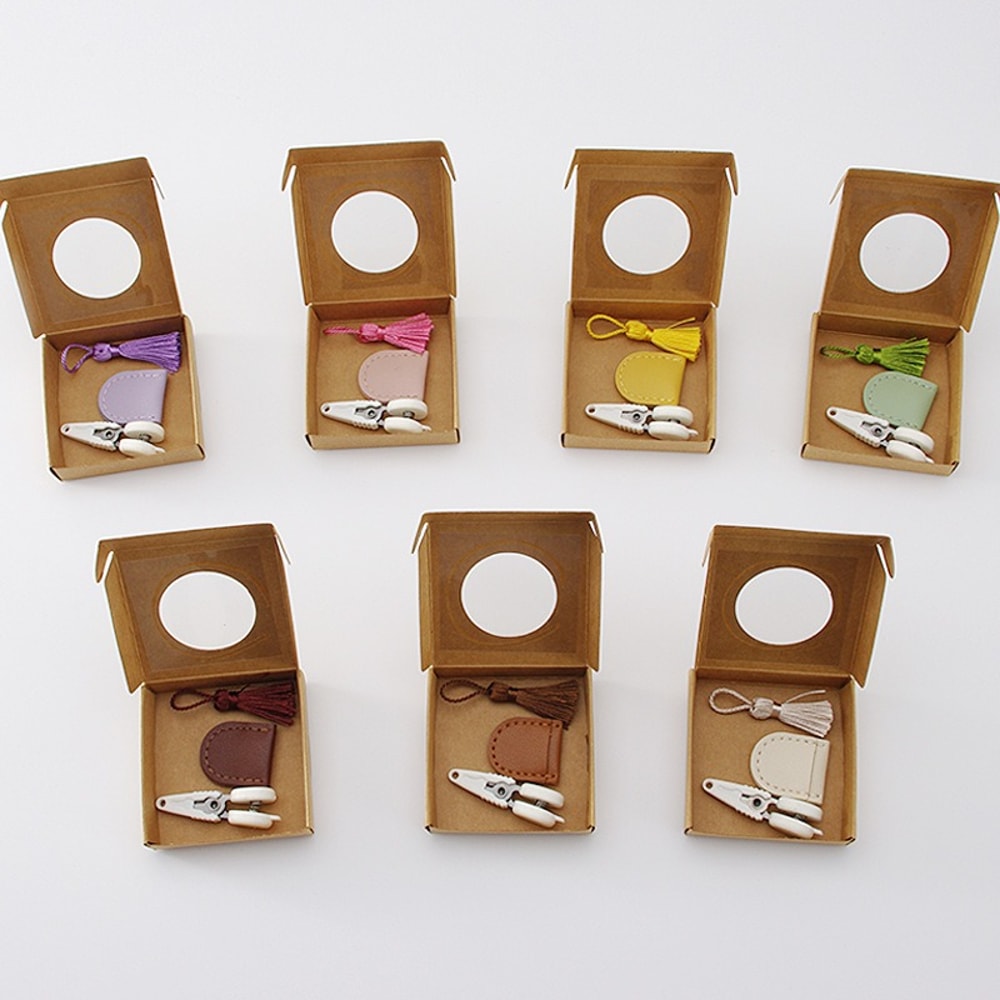 Precision Embroidery Scissors Mini Sewing Snips With Cover Portable Craft Tool 3