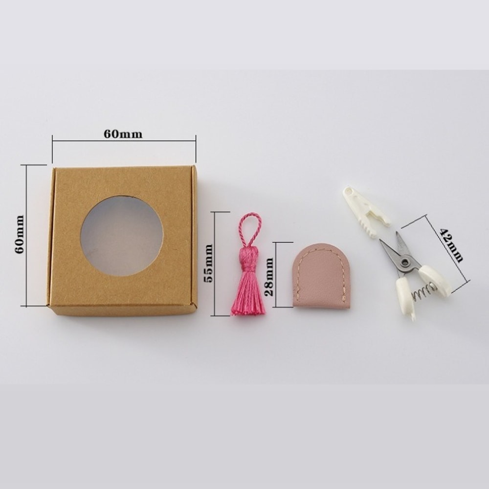 Precision Embroidery Scissors Mini Sewing Snips With Cover Portable Craft Tool 7