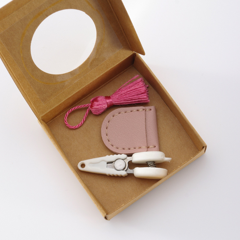 Precision Embroidery Scissors Mini Sewing Snips With Cover Portable Craft Tool 9