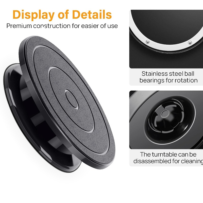 Rotating Pottery Wheel Turntable For Clay Sculpting Cake Decorating 6