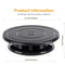 Rotating Pottery Wheel Turntable For Clay Sculpting Cake Decorating 8