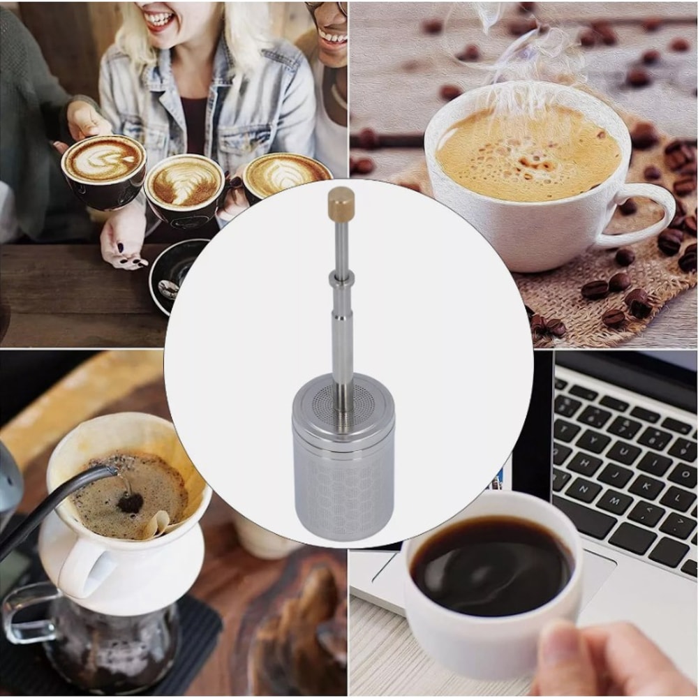 Stainless Steel Tea Infuser With Handle Extra Fine Mesh Loose Leaf Strainer 2