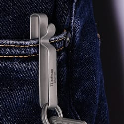 titanium carabiner keychain clip lightweight outdoor edc belt hook