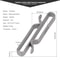 Titanium Carabiner Keychain Clip Lightweight Outdoor EDC Belt Hook 4