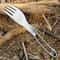 Folding Titanium Camping Fork Lightweight Portable Travel Utensil for Outdoor Dining