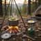 Camping Cookware Set Ultra Lightweight Pot & Pan for Backpacking Hiking Cooking