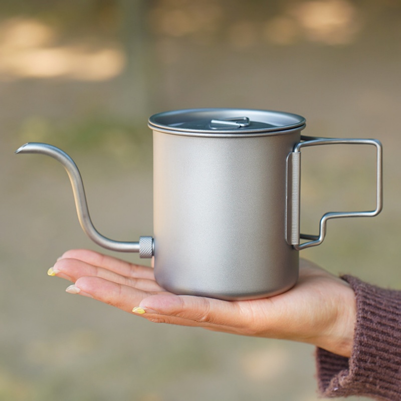 Pour Over Coffee Kettle With Gooseneck Spout Portable Camping Coffee Maker 1