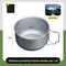 Ultralight Titanium Camping Pot For Backpacking And Outdoor Cooking 4