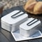 Portable Aluminum Camping Bento Box Mess Kit With Foldable Handles 1
