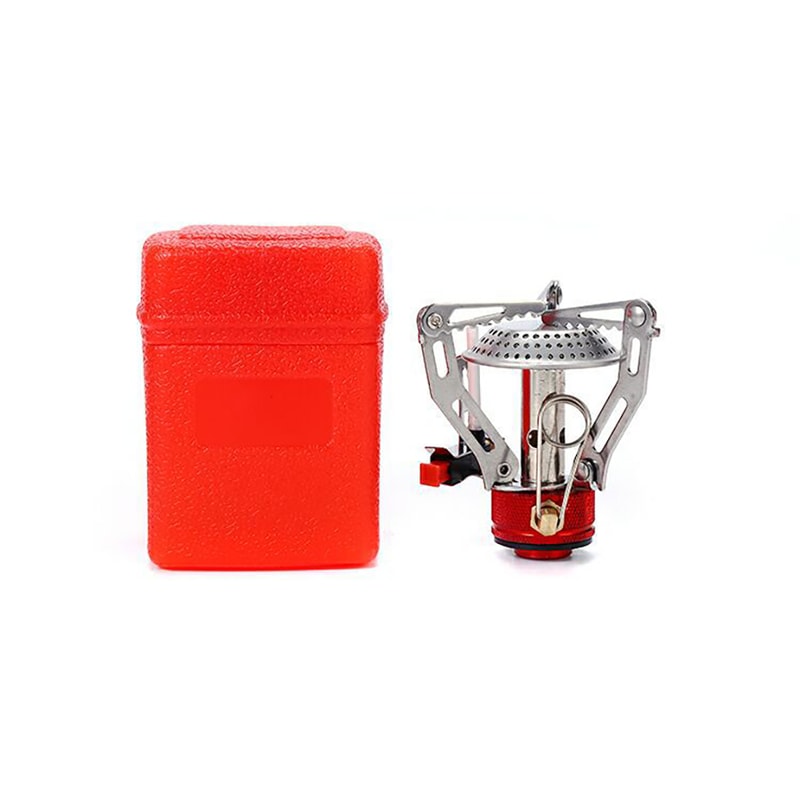 Portable Camping Gas Stove With Heater Foldable Outdoor Burner For Hiking Picnic Survival Cooking 2