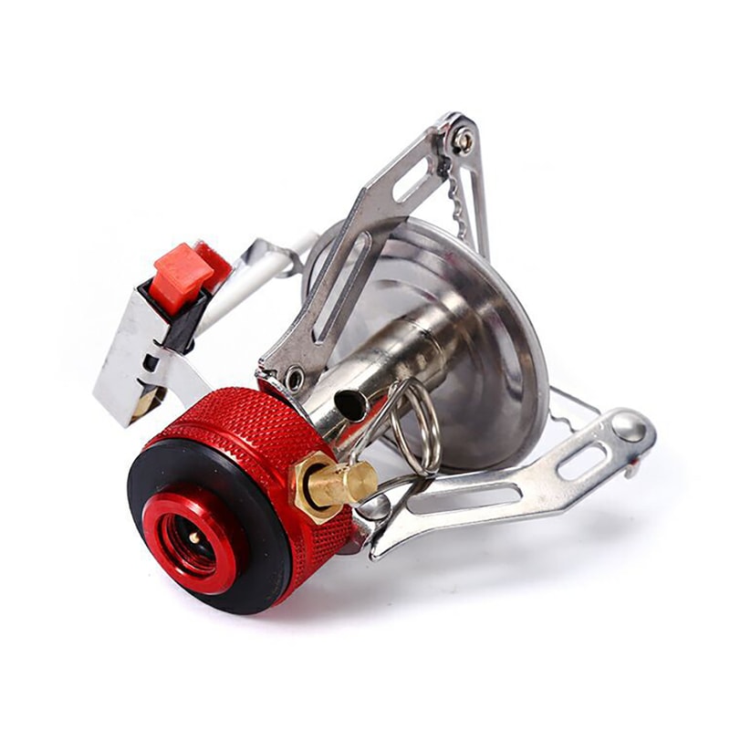 Portable Camping Gas Stove With Heater Foldable Outdoor Burner For Hiking Picnic Survival Cooking 7