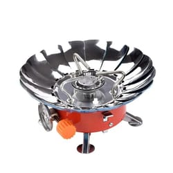 camping stove folding gas burner compact backpacking stove for outdoor cooking