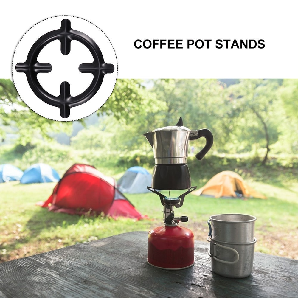 Cast Iron Gas Stove Support Rack For Coffee Pots Camping Burners 4