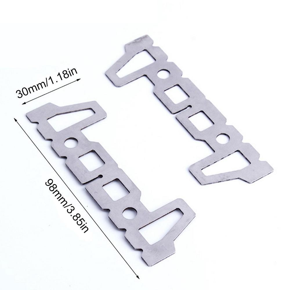 High Efficiency Titanium Camping Stove StandFoldable Cross Rack For Outdoor Cooking Gear 4