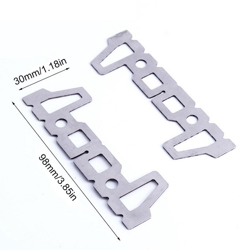 High Efficiency Titanium Camping Stove StandFoldable Cross Rack For Outdoor Cooking Gear 4